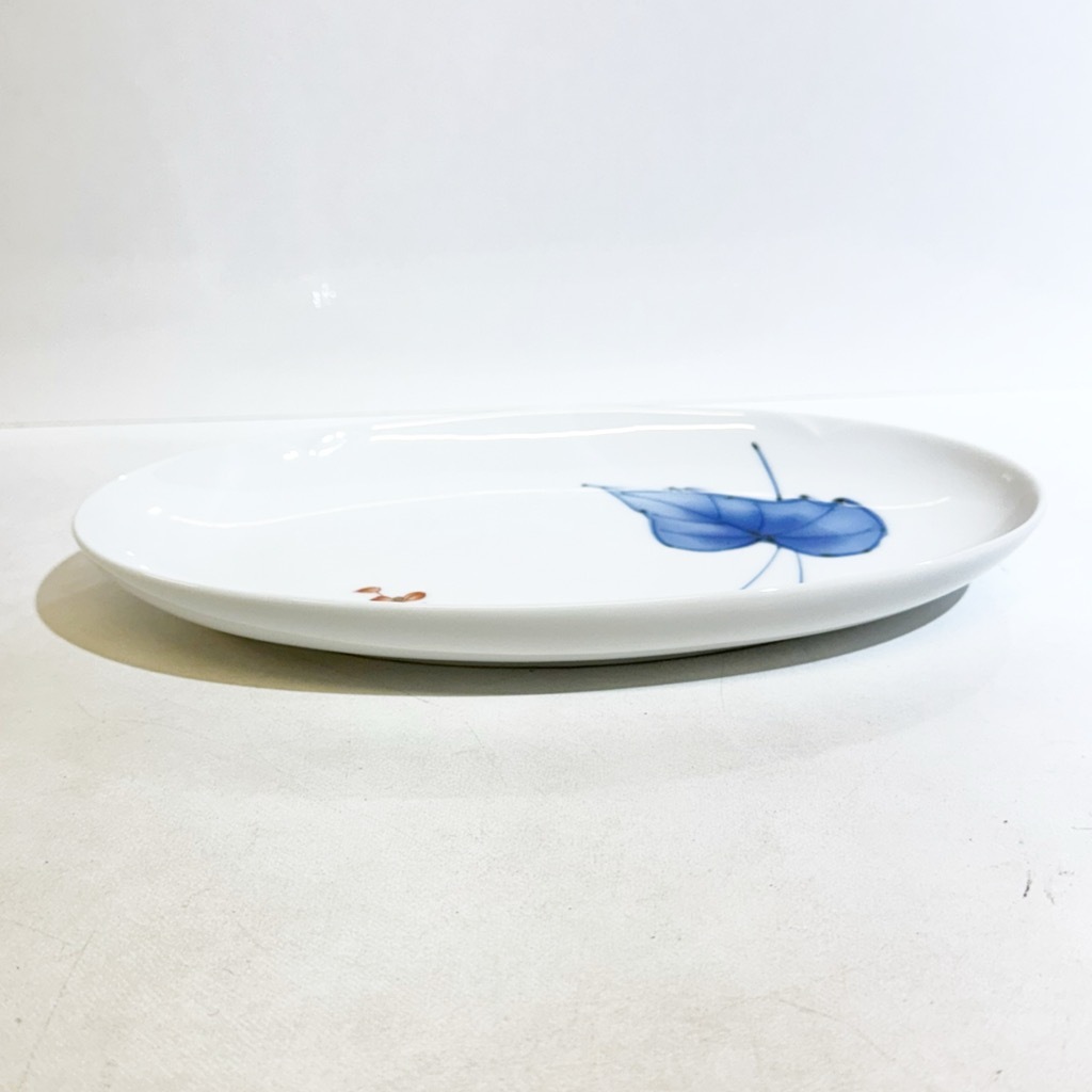 香蘭社/KORANSHA●相思花 オーバルプレート 2枚セット●未使用品・保管品_画像4