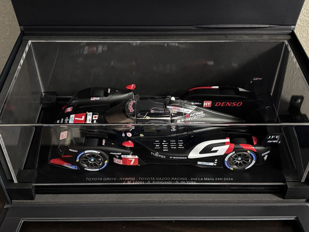 ◆ スパーク 1/18 トヨタ GR010 - HYBRID #7 TOYOTA GAZOO RACING 2nd ルマン24H 2024◆_画像2