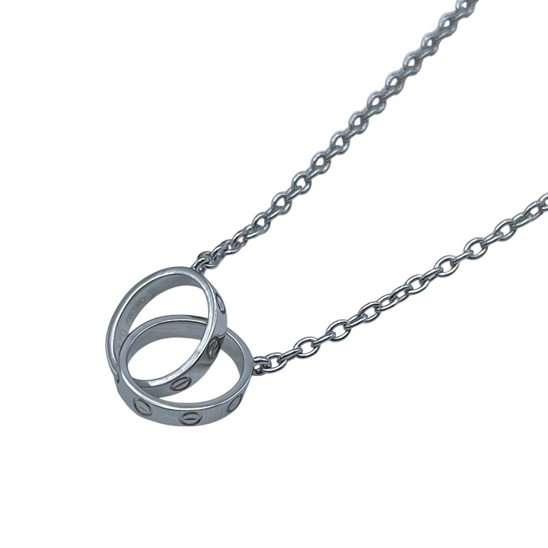 カルティエ Cartier ベビーラブネックレス ホワイトゴールド 750 ジュエリー 中古_画像1