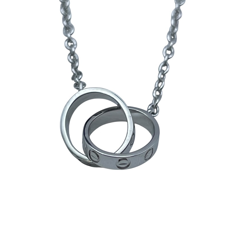 カルティエ Cartier ベビーラブネックレス ホワイトゴールド 750 ジュエリー 中古_画像2