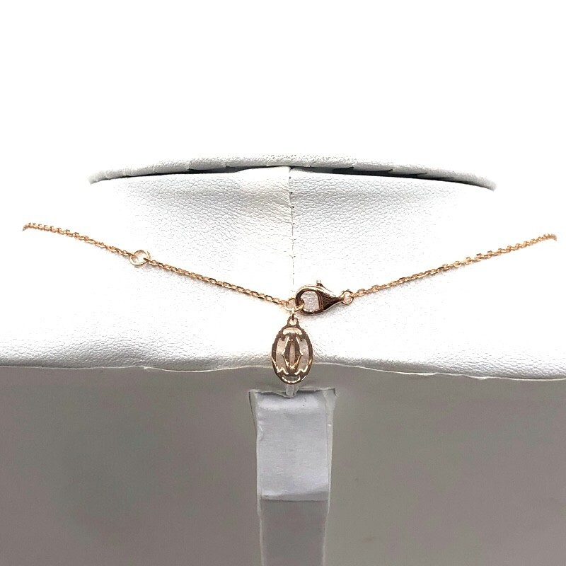 カルティエ Cartier ダムールダイヤネックレス 750PG ピンクゴールド AU750 ジュエリー 中古_画像5