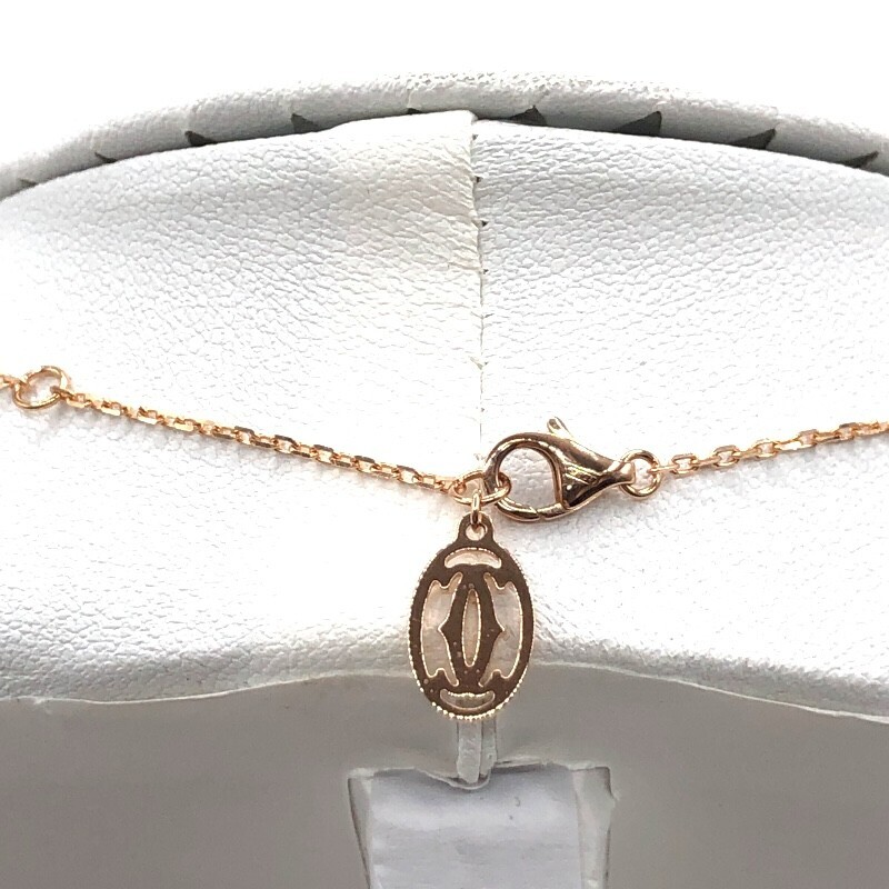 カルティエ Cartier ダムールダイヤネックレス 750PG ピンクゴールド AU750 ジュエリー 中古_画像6