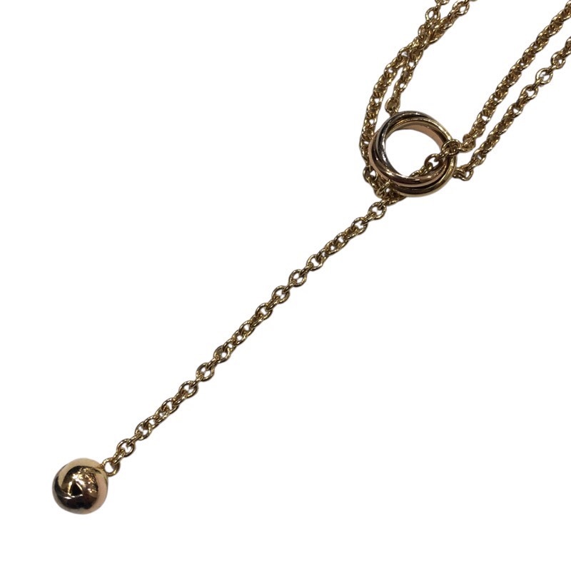 カルティエ Cartier ベビートリニティパンピー2ネックレス ゴールド 750 ジュエリー 中古_画像1