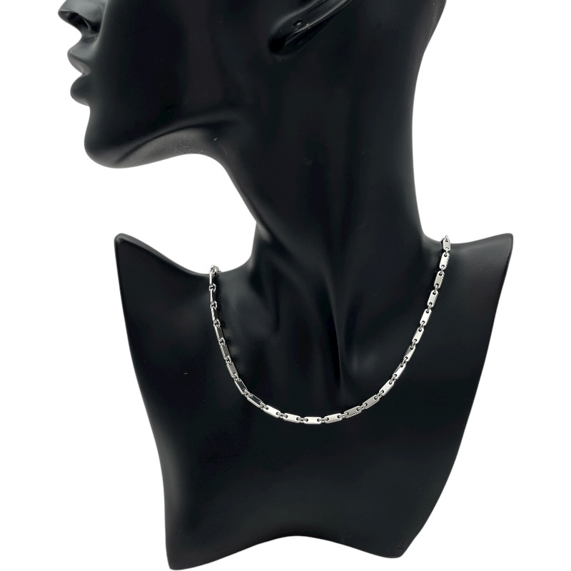 カルティエ Cartier フィガロネックレス ホワイトゴールド Au750 ジュエリー 中古_画像6