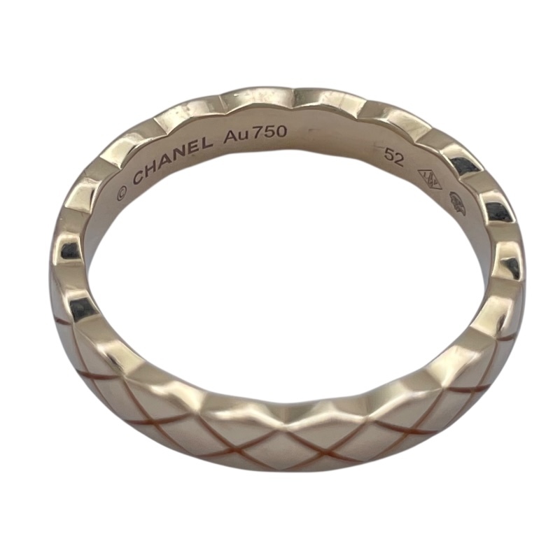 シャネル CHANEL ココクラッシュリング ピンクゴールド Au750 ジュエリー 中古_画像3