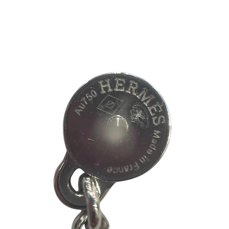 エルメス HERMES ケリークロシェットピアス ホワイトゴールド 750 ジュエリー 中古_画像5