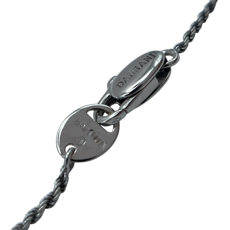 ダミアーニ DAMIANI ベルエポック バゲットダイヤ・プリンセスカットダイヤネックレス 750WG ダイヤモンド ジュエリー 中古_画像6