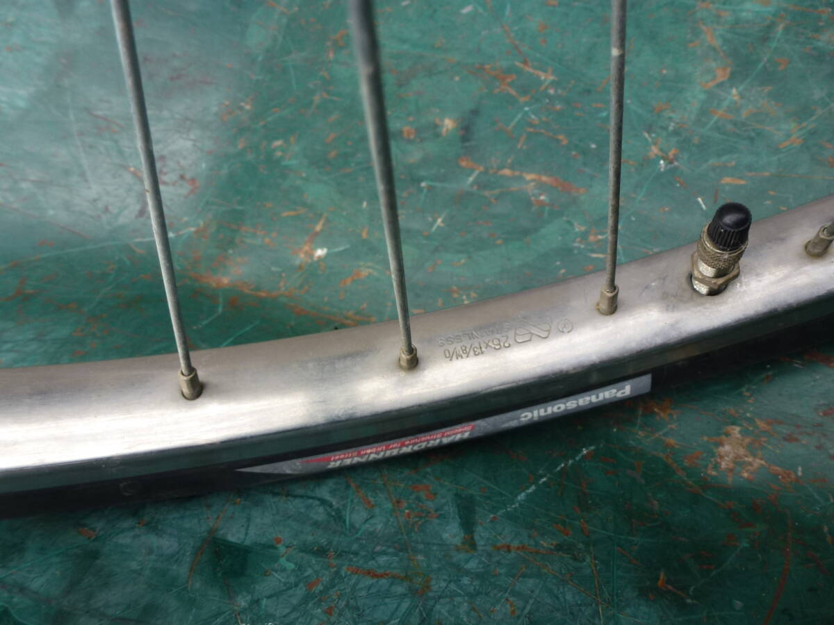 ブリヂストン アルベルト　26インチ　フロントホイールセット_画像7