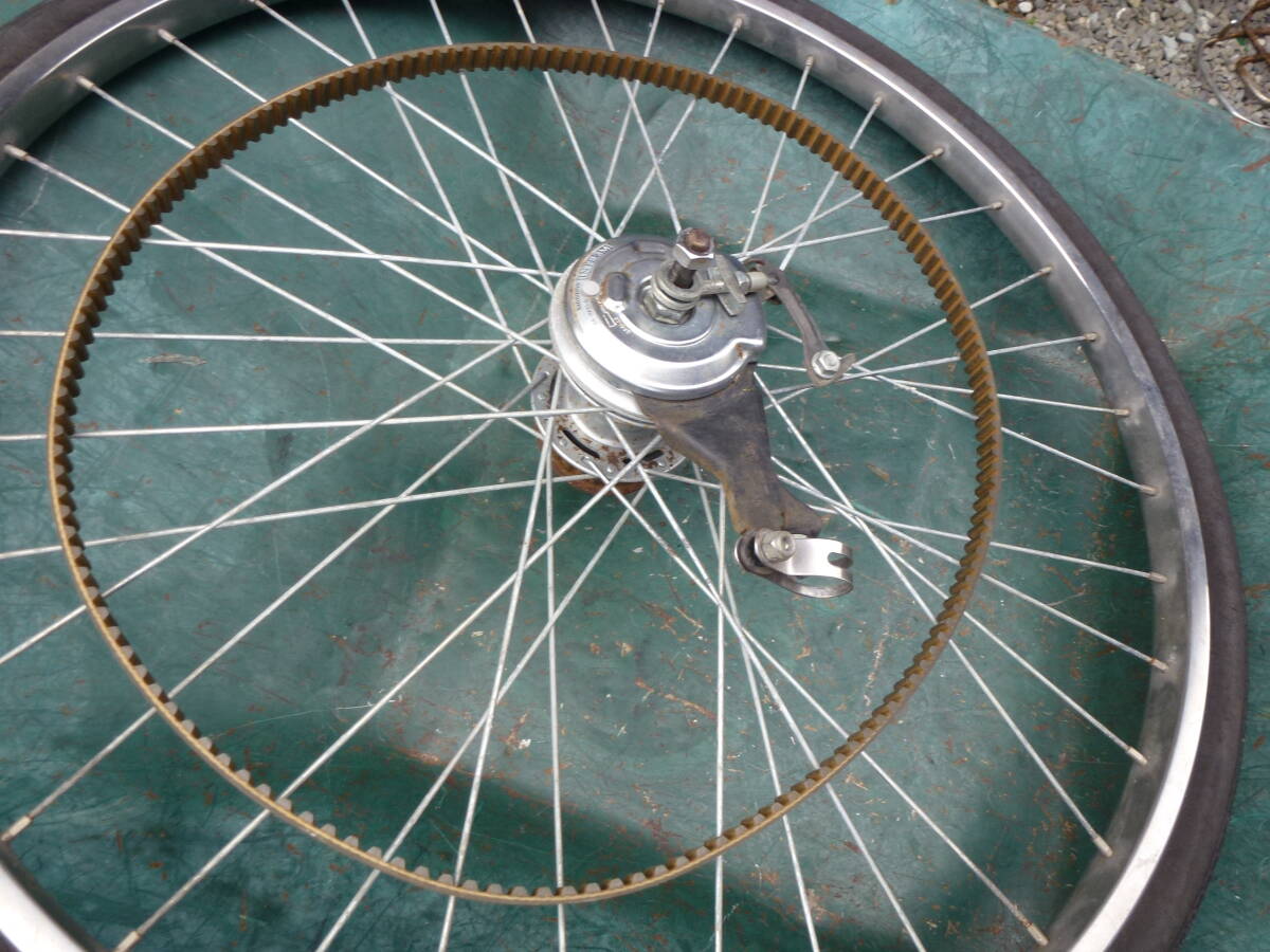 ブリヂストン アルベルト　26インチ　リアホイールセット_画像2