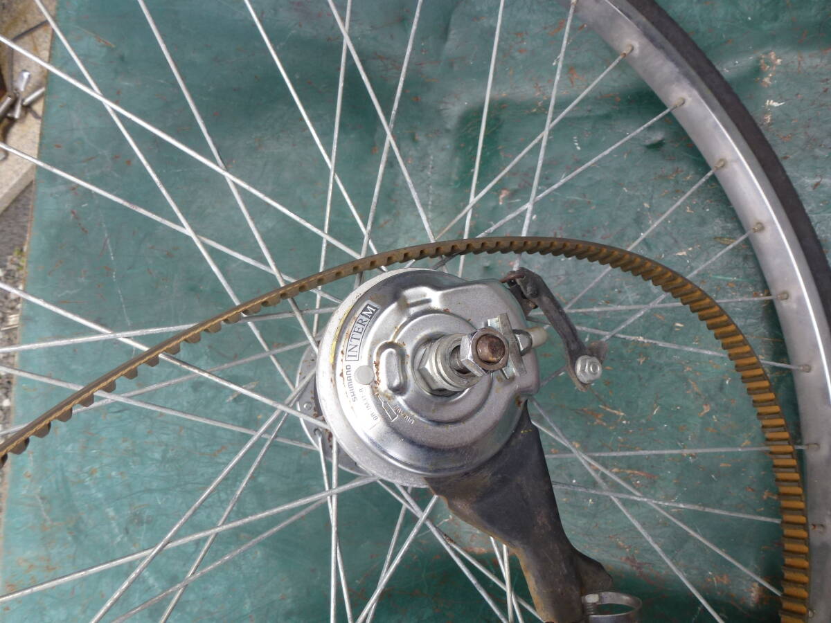 ブリヂストン アルベルト　26インチ　リアホイールセット_画像4