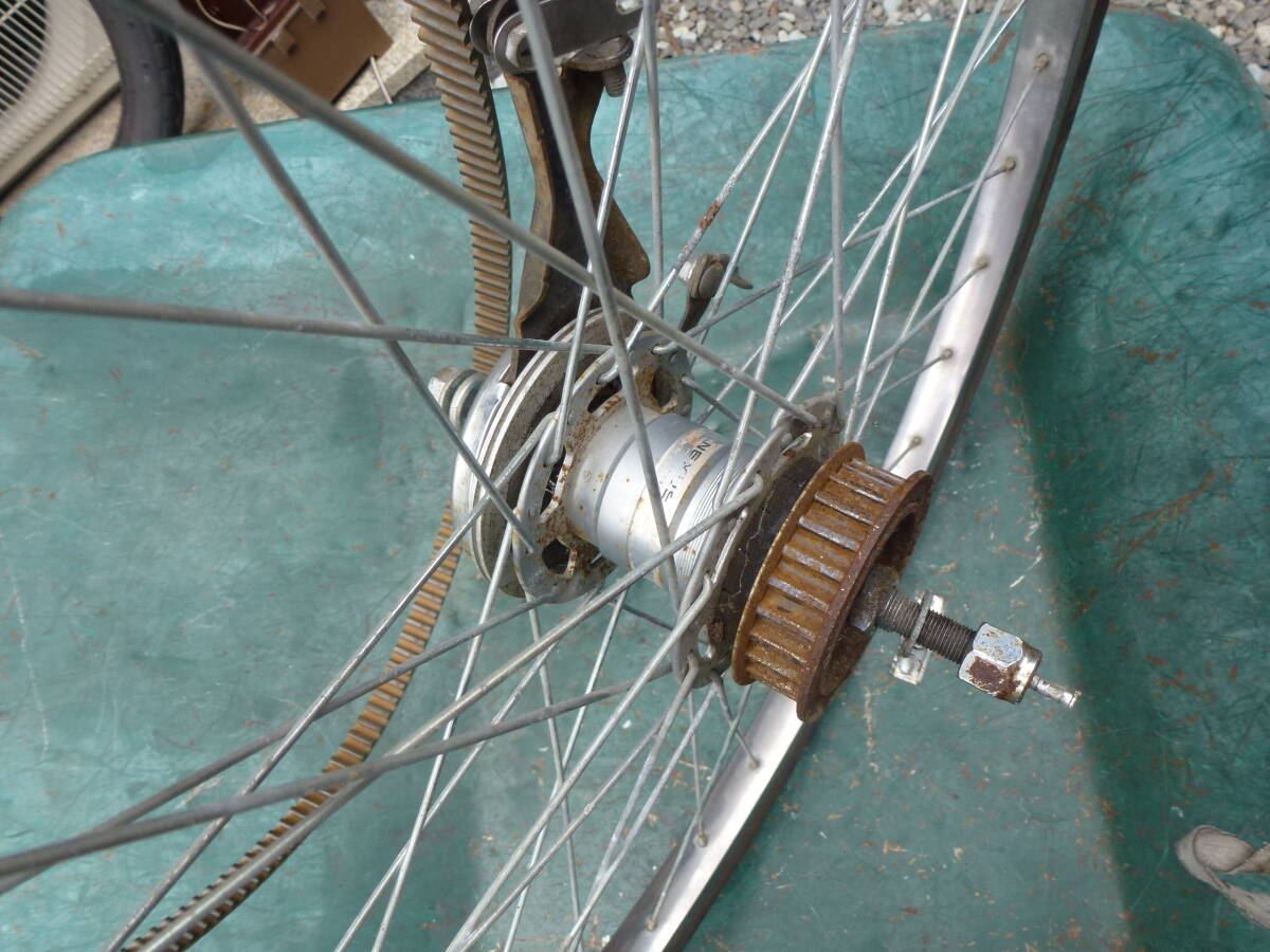 ブリヂストン アルベルト　26インチ　リアホイールセット_画像6