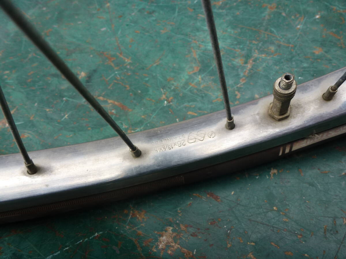 ブリヂストン アルベルト　26インチ　リアホイールセット_画像9