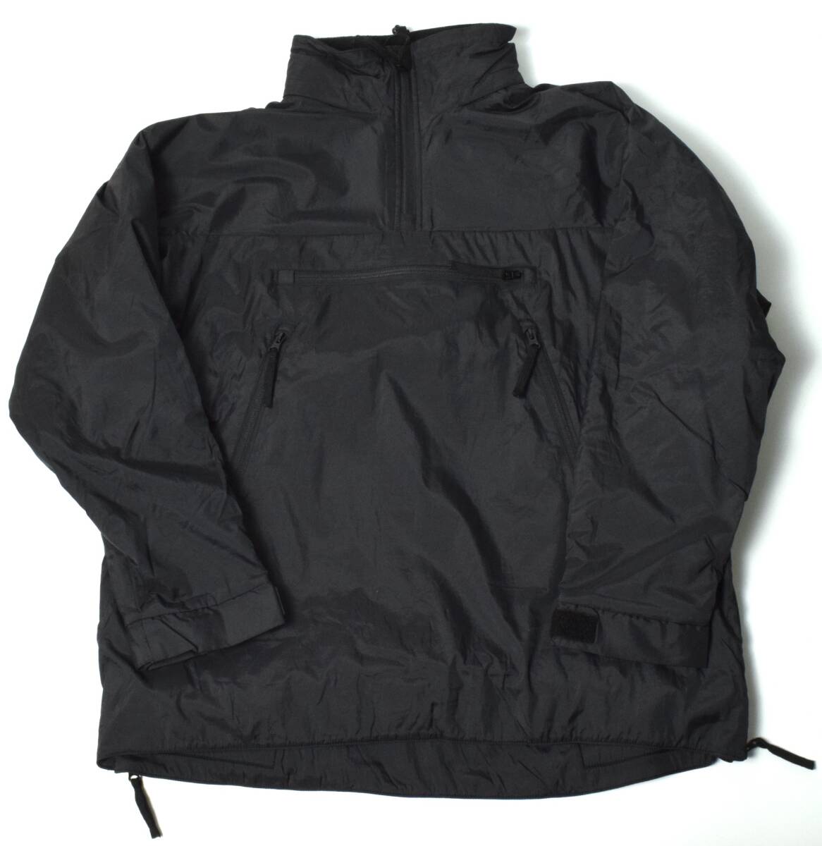 未使用 HOUSTON ヒューストン ブリティッシュアーミー PCS スモック ジャケット XL 裏地フリース 黒 51112_画像2