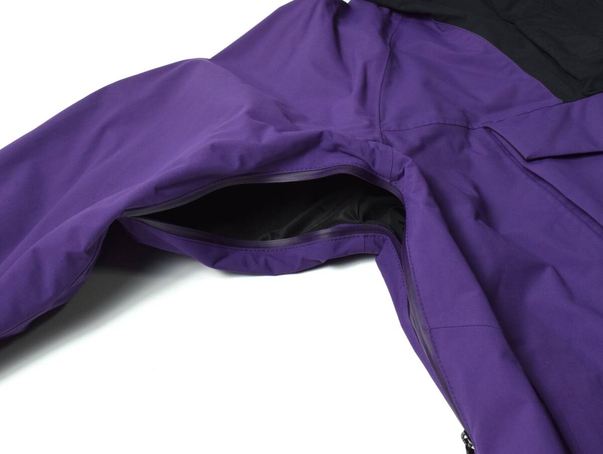 未使用 241 トゥーフォーワン SWIFT JKT スノーボード ウェア ジャケット S パープル ブラック_画像5