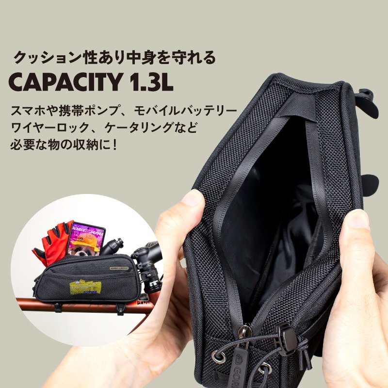 GORIXgolik Stop камера сумка велосипед [ водонепроницаемый водоотталкивающий кабель дыра Quick тип ](QUICK TOP TUBE BAG)