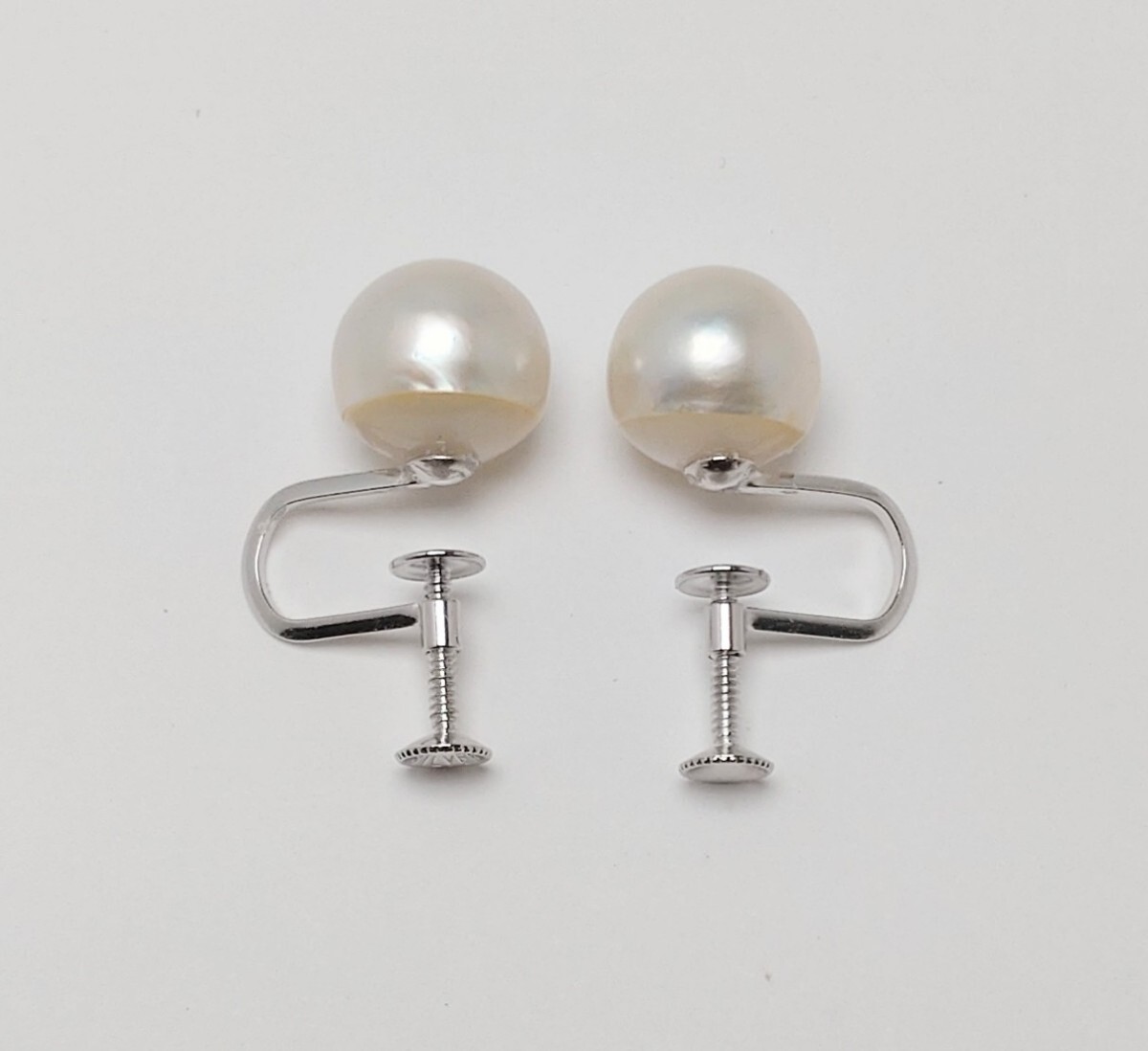 ∮真珠専門館∮ マベ真珠 イヤリング 10mmUP SV 大特価 (税込み価格)_画像3