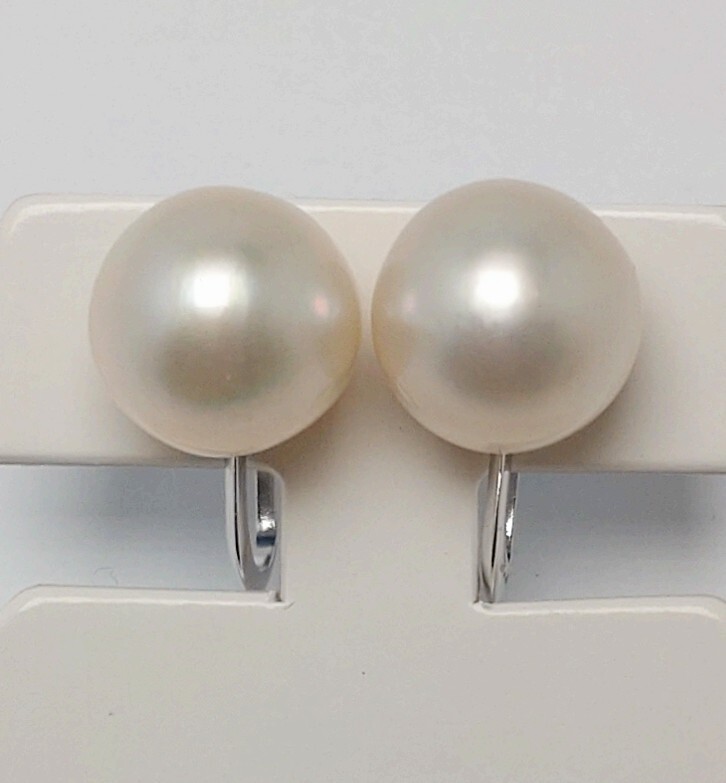 ∮真珠専門館∮ マベ真珠 イヤリング 10mmUP SV 大特価 (税込み価格)_画像1