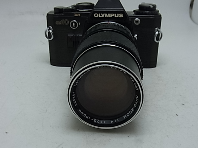 ☆ OLYMPUS OM-10 BL + AUTO ZOOM 70-150mmF4 (ボディ及びレンズ共に点検整備清掃済み！現状、全機能問題無し！）☆_画像1