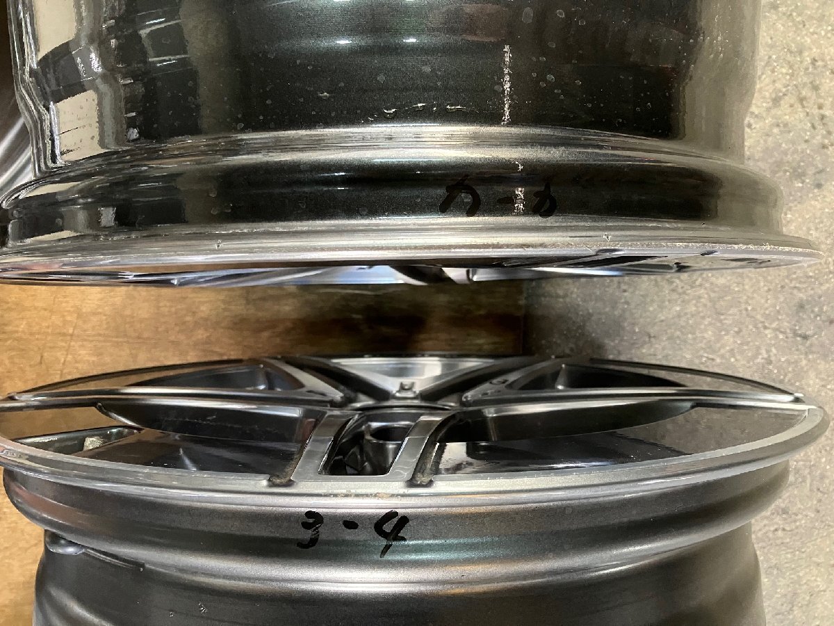 ベンツ　Cクラス W206 S206　ホイール　AMG　F: 7.5J 18インチ ET40 R: 8.5J ET52　4本　傷あり/ A2064011700 A2064011800 / アルミ_画像10