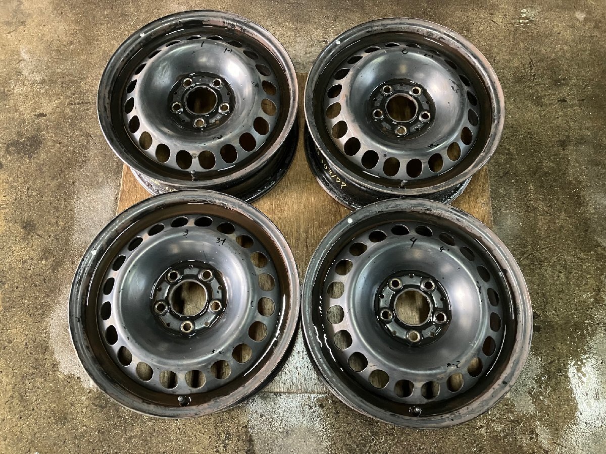 ベンツ Aクラス W169 Bクラス W245 ～ スチールホイール　6J 16インチ ET46　4本 / A1694000602 / 6 16 46 スチール ホイール A B_画像1