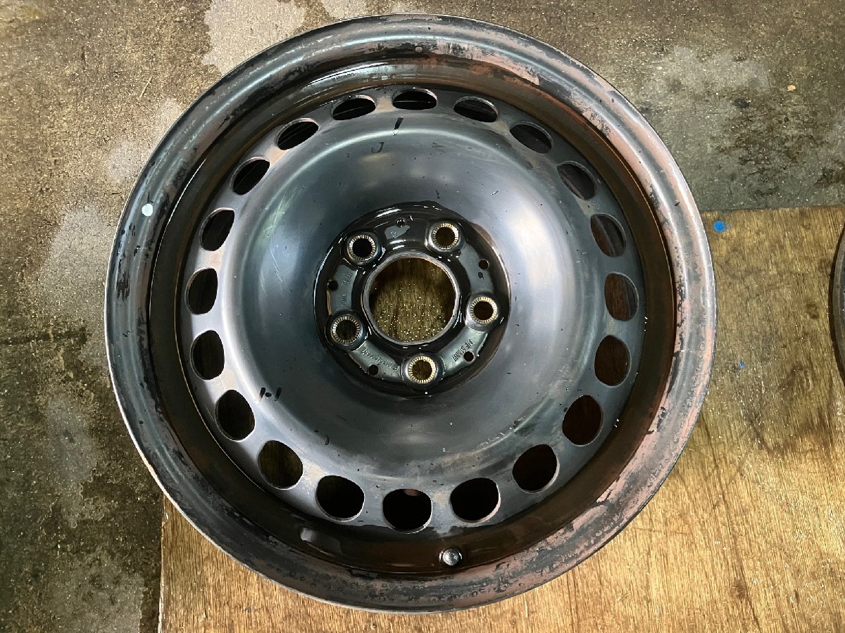 ベンツ Aクラス W169 Bクラス W245 ～ スチールホイール　6J 16インチ ET46　4本 / A1694000602 / 6 16 46 スチール ホイール A B_画像2