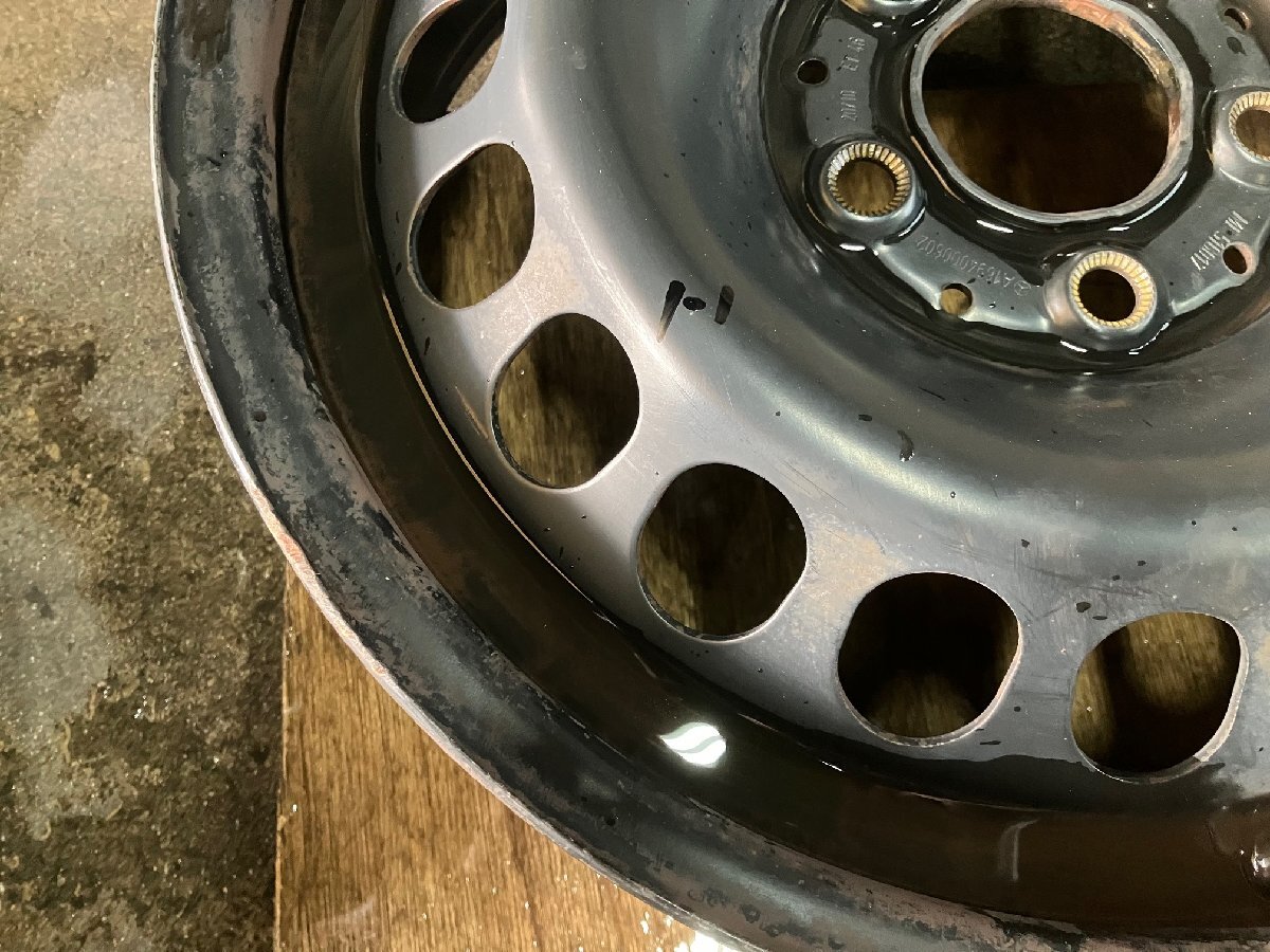 ベンツ Aクラス W169 Bクラス W245 ～ スチールホイール　6J 16インチ ET46　4本 / A1694000602 / 6 16 46 スチール ホイール A B_画像3