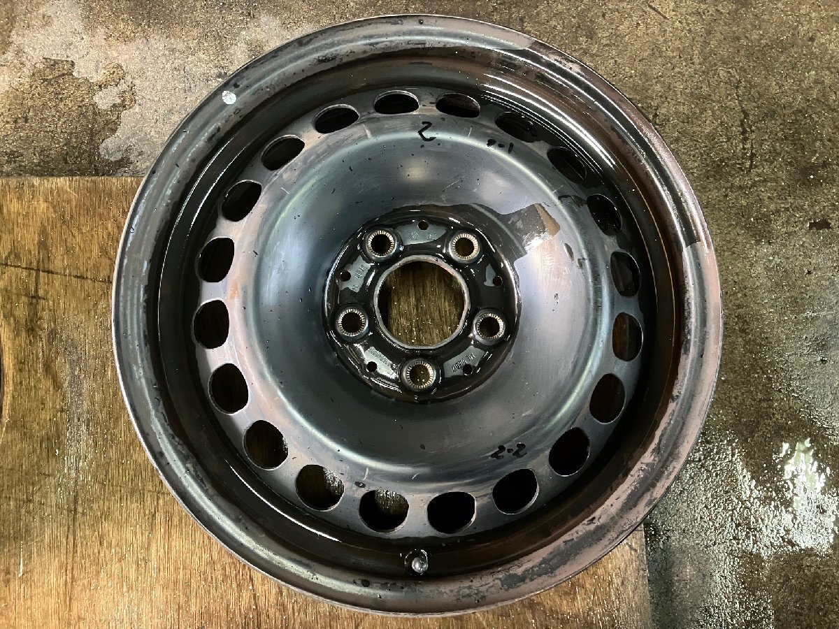 ベンツ Aクラス W169 Bクラス W245 ～ スチールホイール　6J 16インチ ET46　4本 / A1694000602 / 6 16 46 スチール ホイール A B_画像4