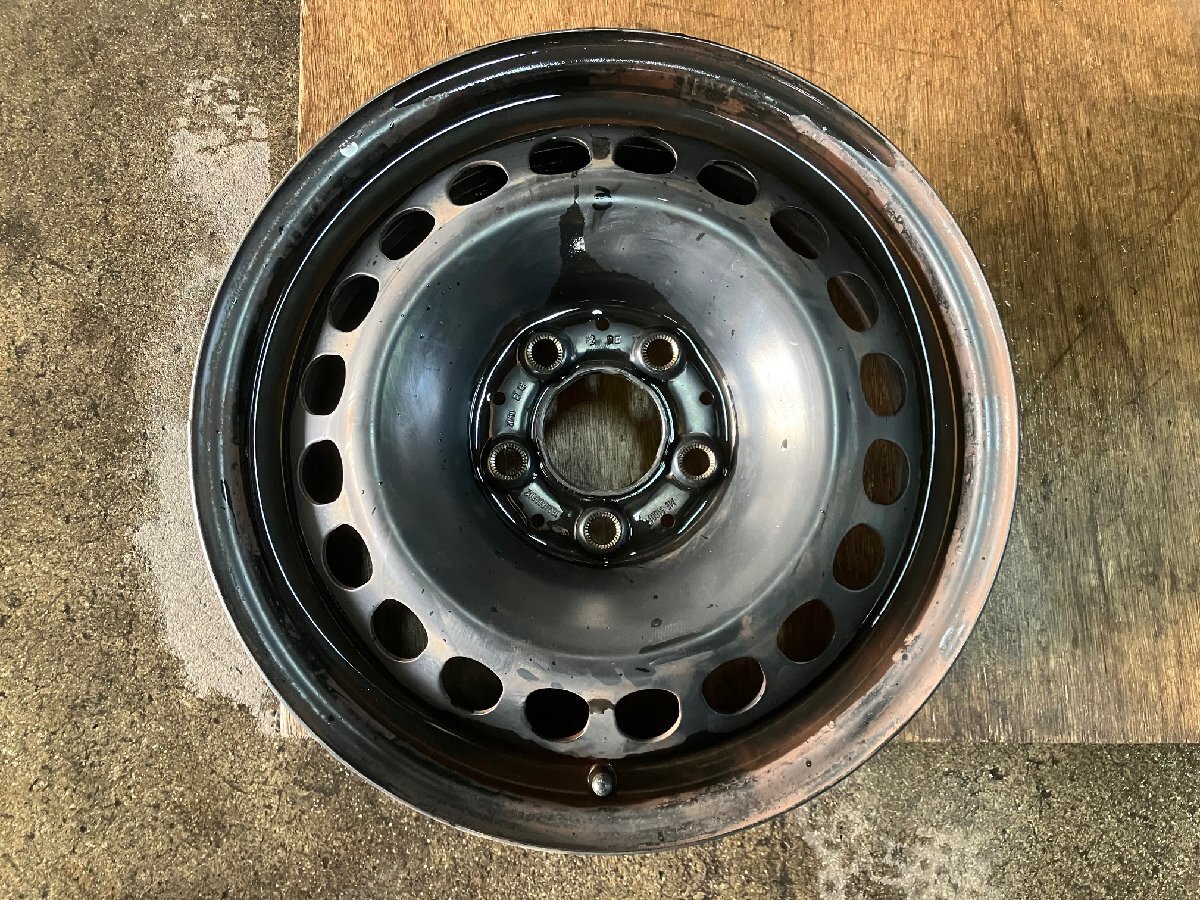 ベンツ Aクラス W169 Bクラス W245 ～ スチールホイール　6J 16インチ ET46　4本 / A1694000602 / 6 16 46 スチール ホイール A B_画像6