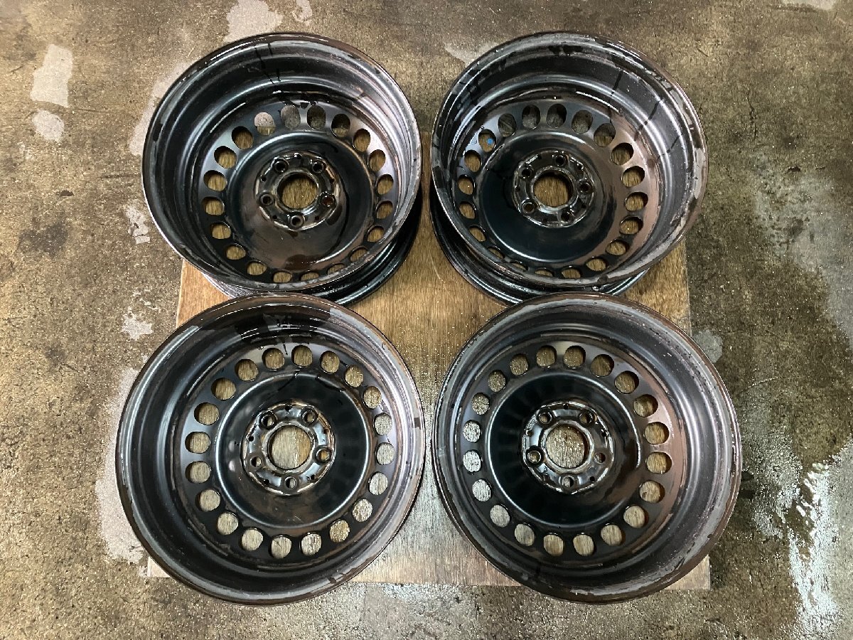 ベンツ Aクラス W169 Bクラス W245 ～ スチールホイール　6J 16インチ ET46　4本 / A1694000602 / 6 16 46 スチール ホイール A B_画像10