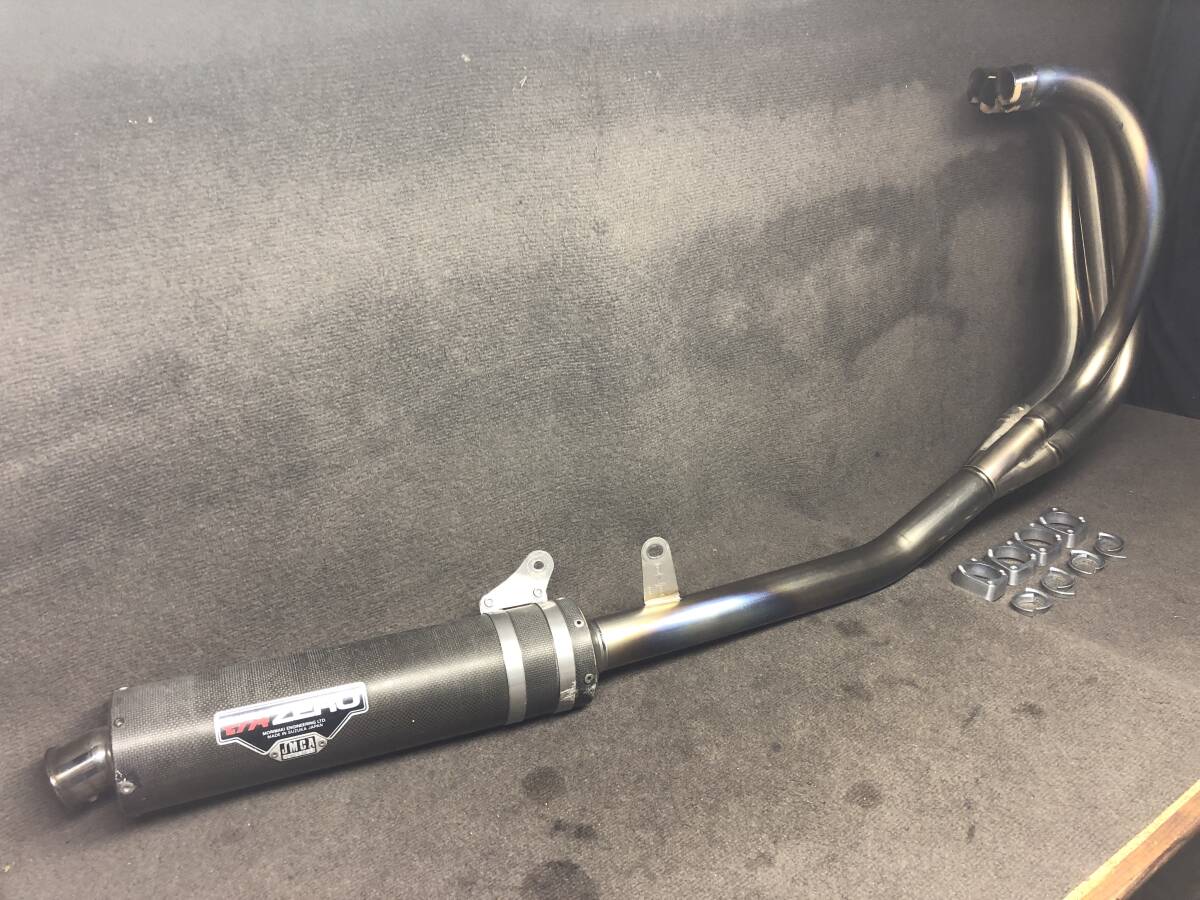 モリワキ ZERO ゼファー400χ チタンカーボンマフラー YN09①_画像1
