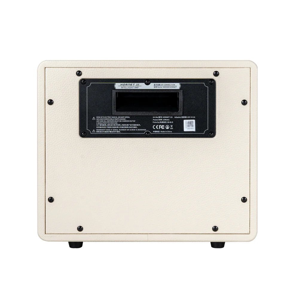 最落無し! Mooer　Hornet 15i（White）/ a51058　Mooerの新たなiAMPシステムを搭載した新世代のコンパクトアンプ　1円_画像2