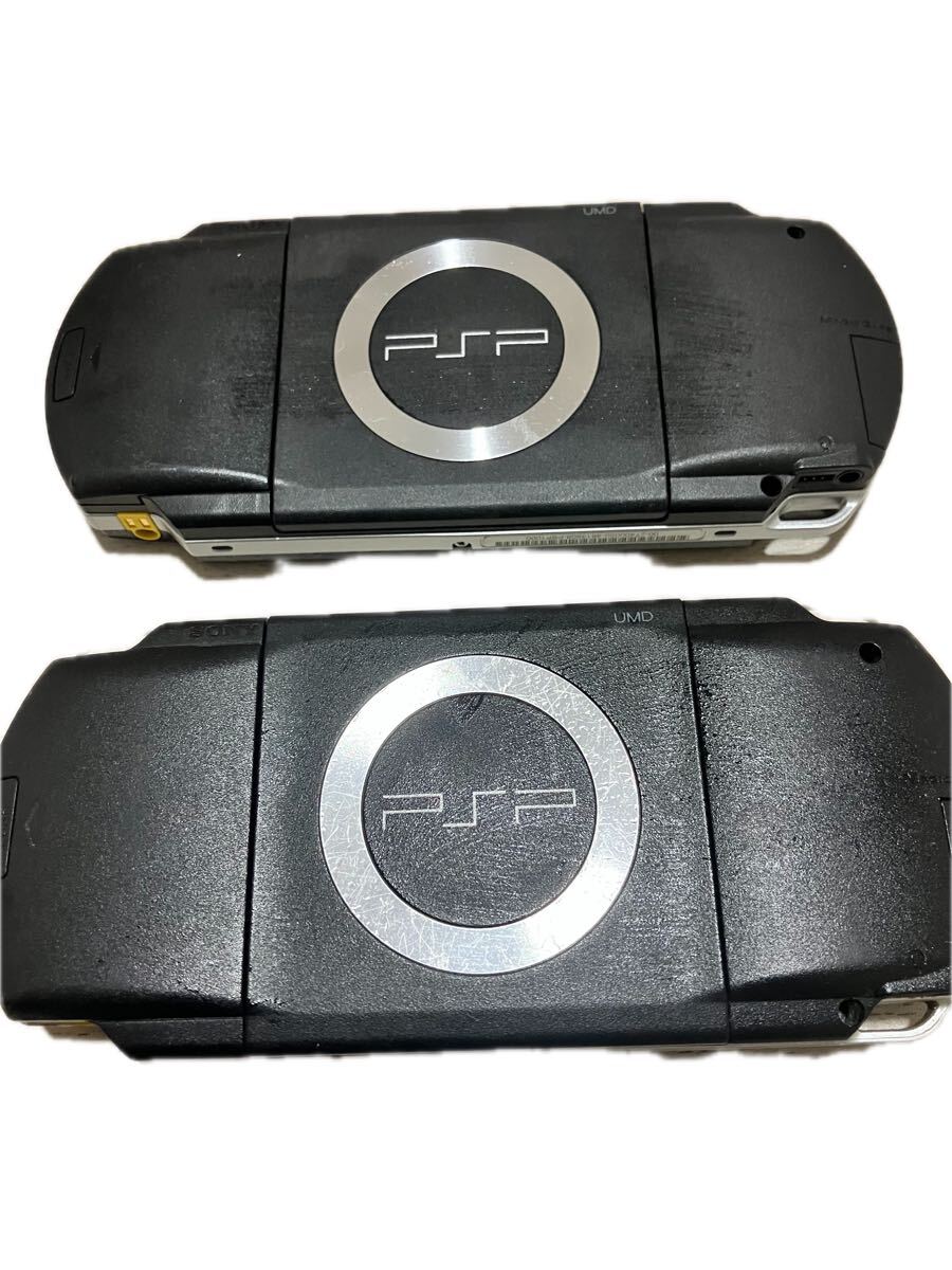ジャンク【PSP-1000】2台まとめ売り!動作未確認 SONY ソニー プレイステーションポータブル 部品取りにどうぞ どちらもバッテリー無し_画像2