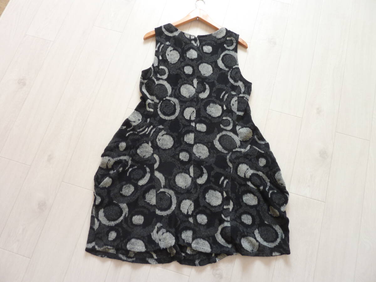 t.b センソユニコ マツオインターナショナル 日本製 ウール混 秋冬 チュニック チュニックワンピース 重ね着 38 _画像5