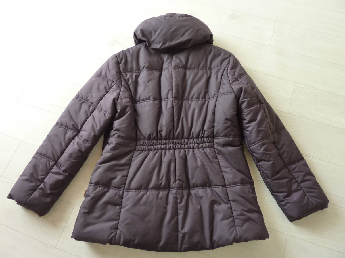 クロコダイル CROCODILE 中綿 コート ジャケット パープル系 ハーフ丈 レディース アウター L_画像4