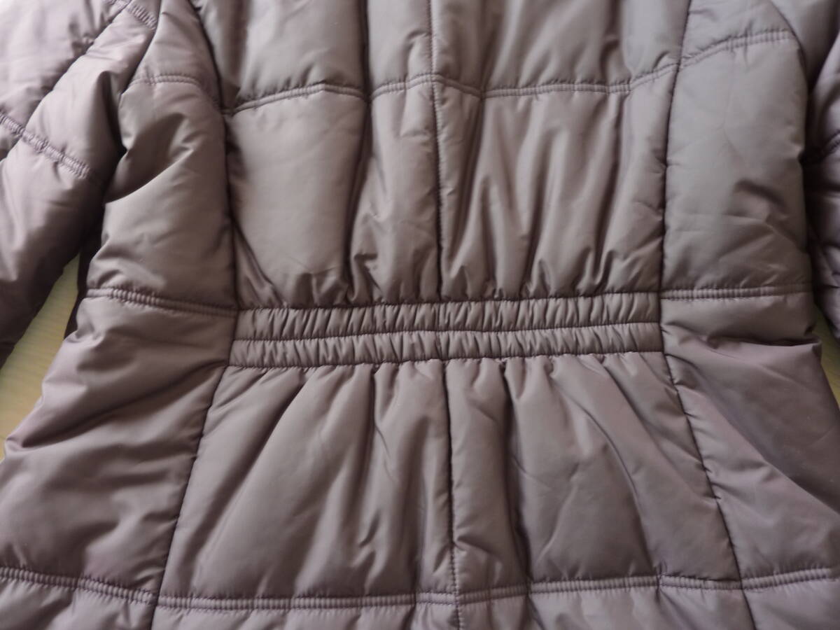 クロコダイル CROCODILE 中綿 コート ジャケット パープル系 ハーフ丈 レディース アウター L_画像6