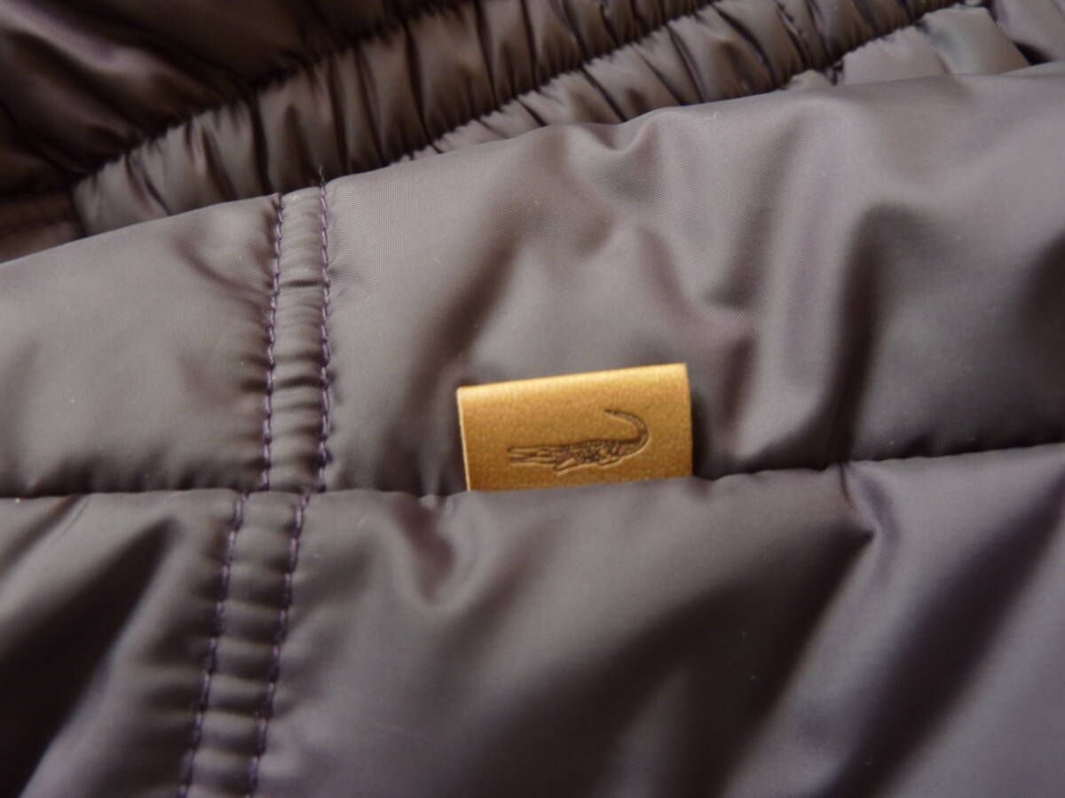 クロコダイル CROCODILE 中綿 コート ジャケット パープル系 ハーフ丈 レディース アウター L_画像3