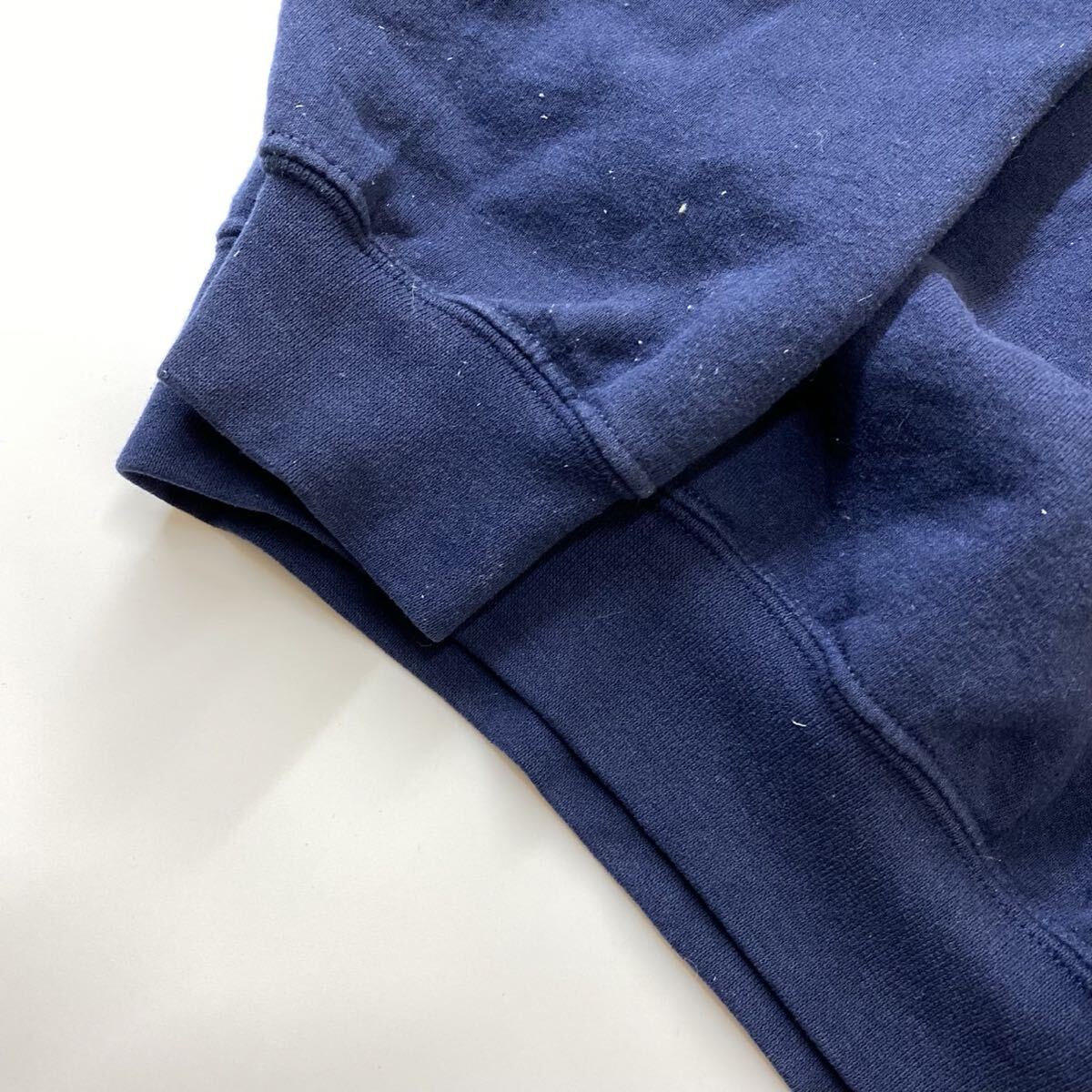 GILDAN ギルダン ヘビーウェイト USA製 シカゴ消防署 C.F.D. スウェット XL ネイビー ビンテージ_画像4