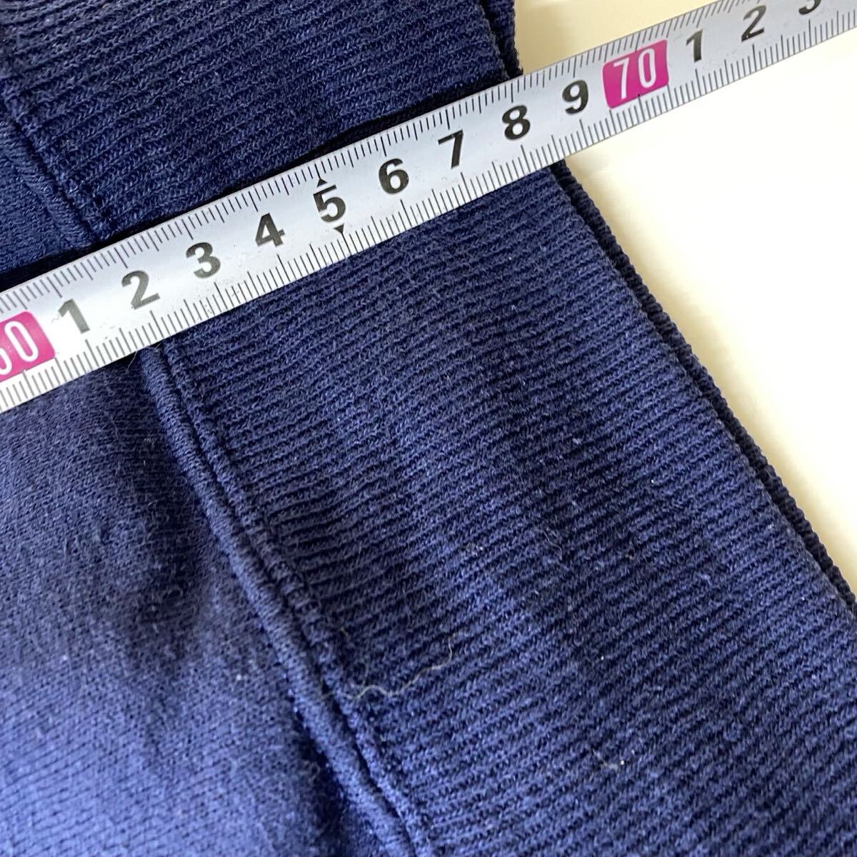 ビンテージ 90s アメリカ古着 企業ロゴ スウェット トレーナー XXL ネイビー Hanes製_画像4