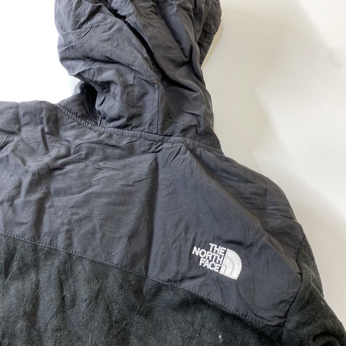 ノースフェイス THE NORTH FACE フリース フルジップ フーディ デナリジャケット ブラック 黒 US輸入_画像3
