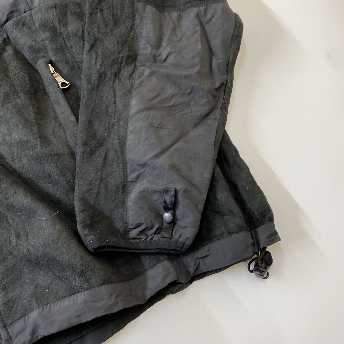 ノースフェイス THE NORTH FACE フリース フルジップ フーディ デナリジャケット ブラック 黒 US輸入_画像5