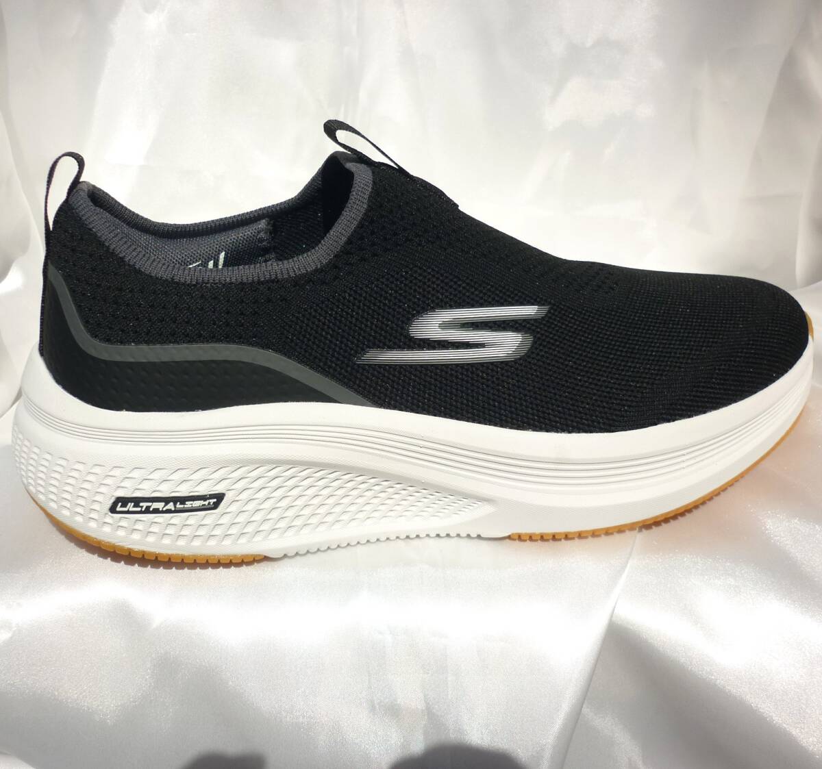  новый товар * бесплатная доставка *28cm(27.5cm соответствует ) Skechers Skechers чёрный стрейч легкий туфли без застежки 
