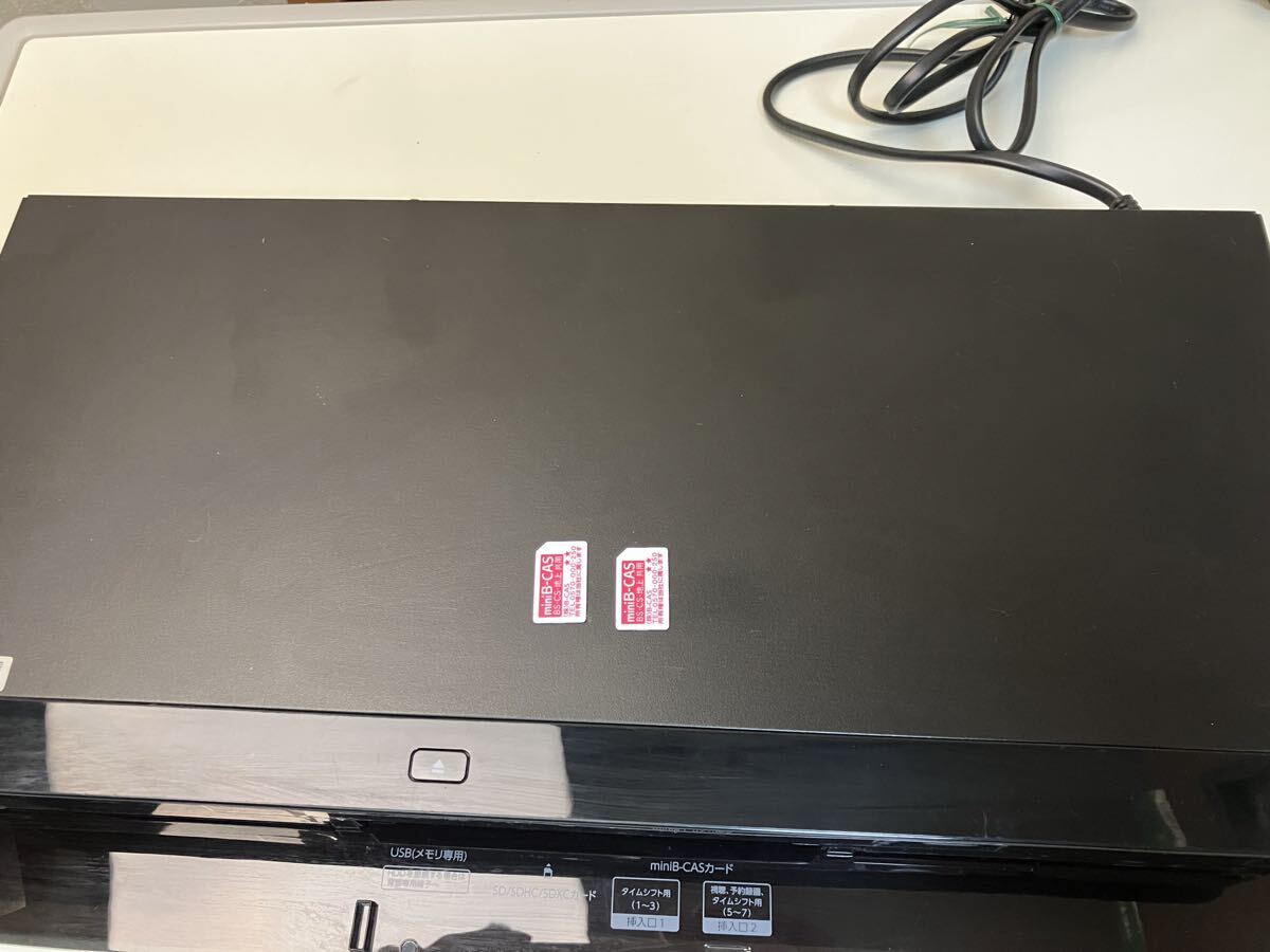 TOSHIBA DBR-M4008 ブルーレイレコーダー リモコン miniB-CASカード '18年製 _画像3