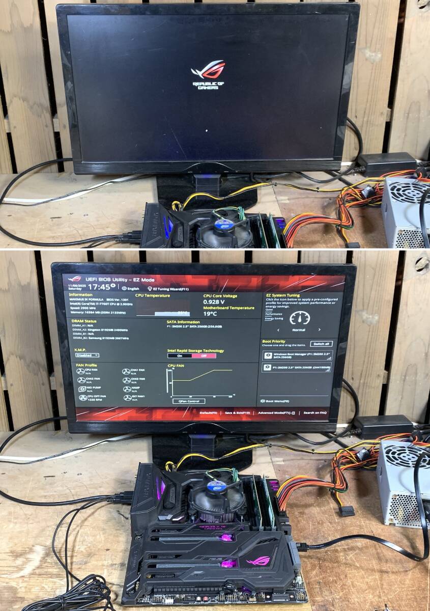 ★ASUS LGA1151 6/7世代 USB3.1 Type-C M.2 HDMI マザーボード ROG MAXIMUS IX FORMULA // 16GBメモリ付属 良品★_画像3