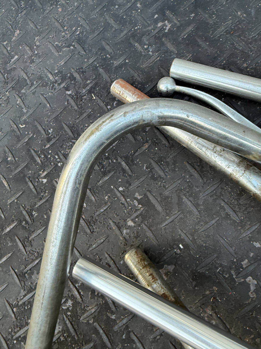 国産7/8ハンドル5本セット ビンテージ 希少ハンドル 新品もあり 歪みなし 使用できます 送料込み!_画像7