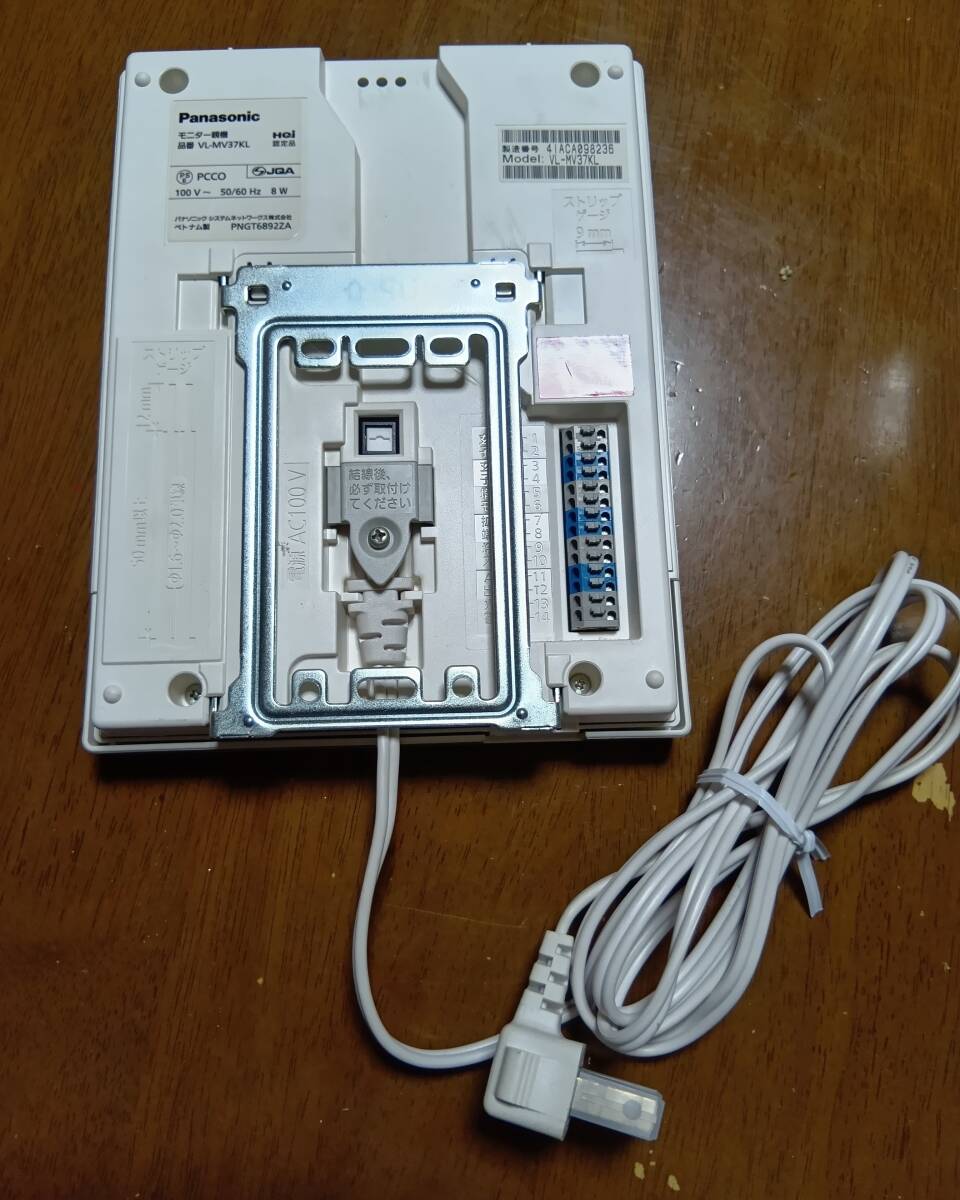 インターフォン Panasonic VL-MV37 ジャンク品です。の画像2