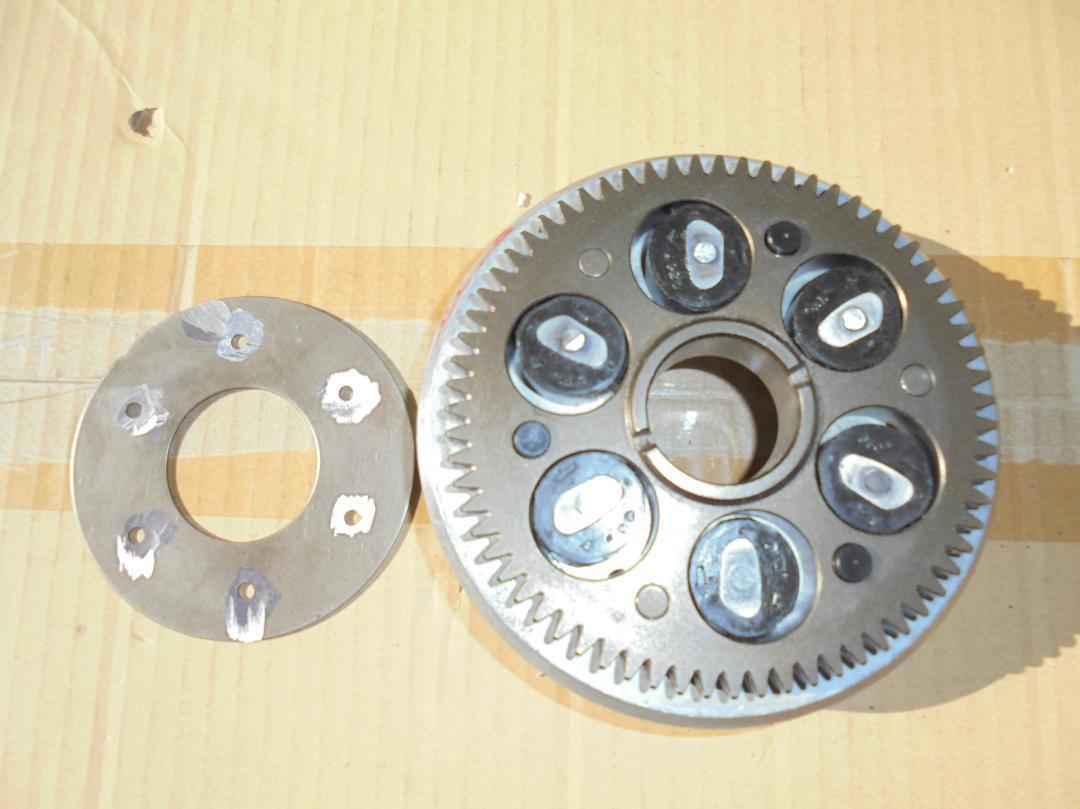  гремящий звук gotogoto звук аннулирование сцепление демпфер резина Zephyr 400 ZEP400x Z400FX FX400R Z400GP GPZ400F Z550FX Z400LTDⅡ Z400J GPZ400F-Ⅱ и т.п. 