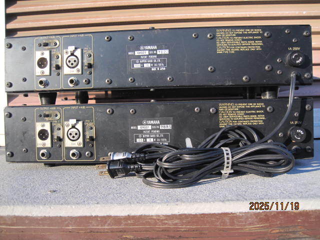 YAMAHA Professional серии графика эквалайзер Q1027 рабочий товар пара 