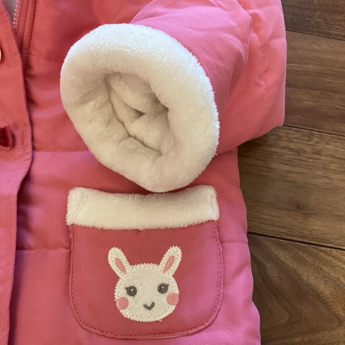 キムラタン アウター コート 上着 ピンク 女の子　サイズ90 coeur a coeur_画像6