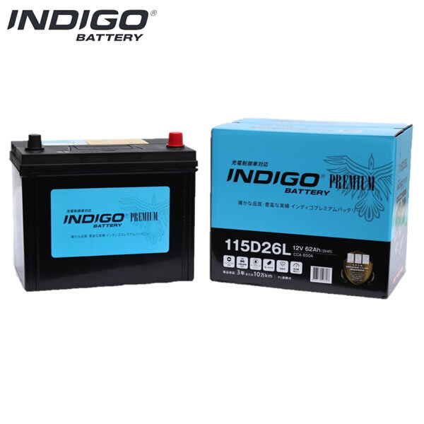 トヨタ アルファード GGH25W インディゴ バッテリー 115D26L 1個_画像1