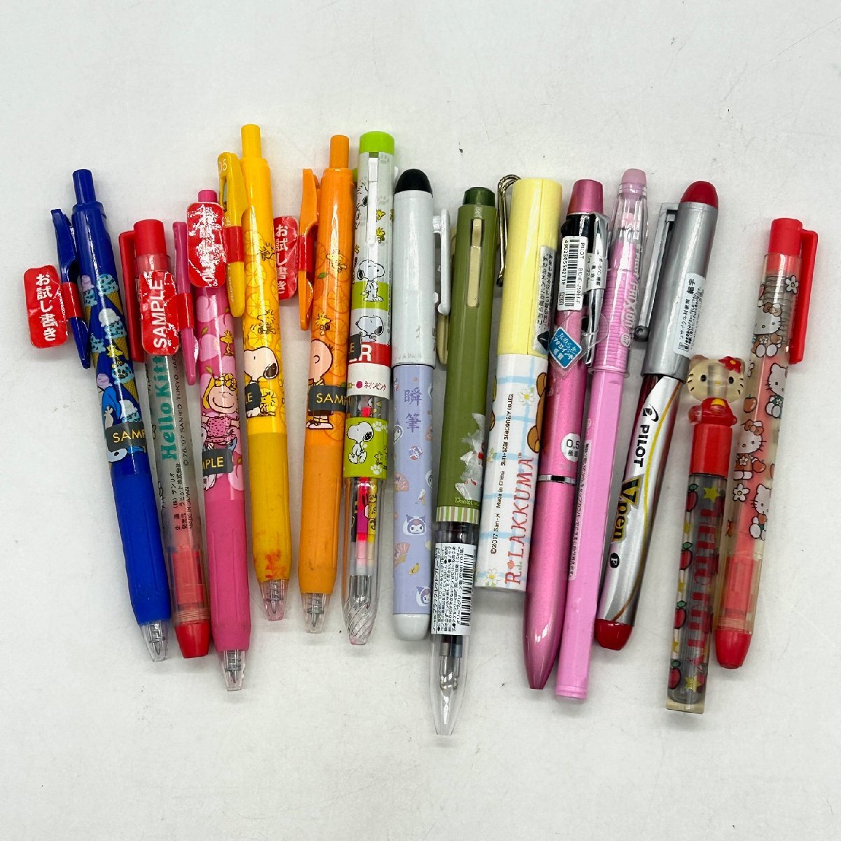 【80】1円～ 文具 いろいろ おまとめ シャーペン ボールペン 色鉛筆 など ハローキティー ミッキー 他 未使用品 中古品 現状品 ジャンク品_画像6